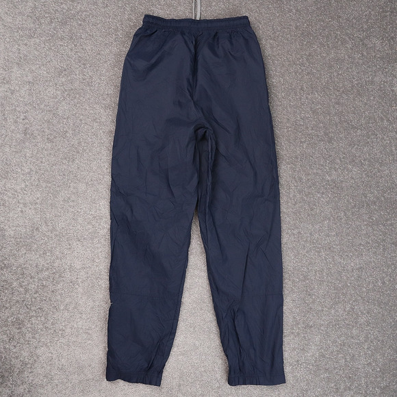 VTG 90s Nike Jogger Youth Small Navy Blue Elastic Drawstring Track Pants - Picture 2 of 10